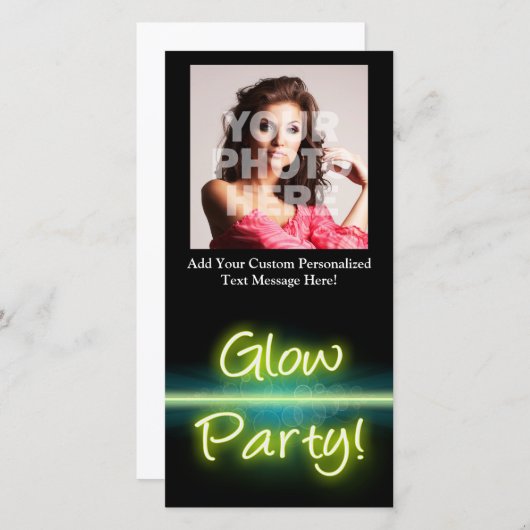 Glow Party, Yellow/Green Blacklight (Front/Back)