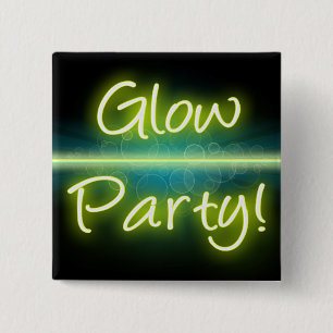 Glow Party, Yellow/Green Blacklight Button