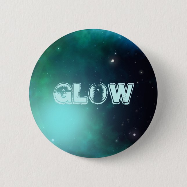 Glow Pinback Button (Front)