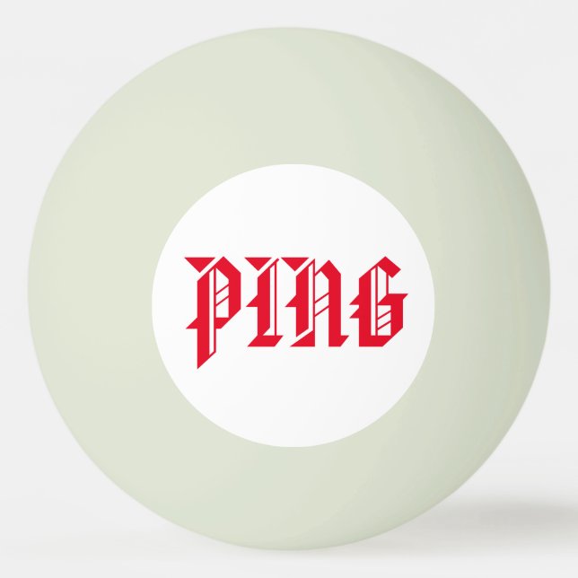 Glow Ping Pong Ball (Front)