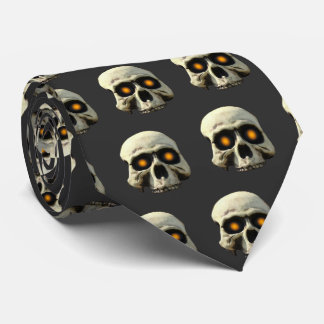 Glow Skulls Tie