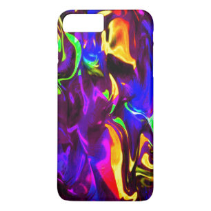 Glow Stick Rave Fire Stick Rainbow iPhone 8 Plus/7 Plus Case