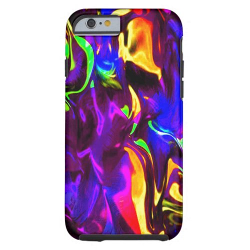 Glow Stick Rave Fire Stick Rainbow Tough iPhone 6 Case