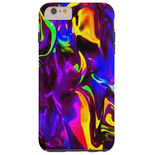 Glow Stick Rave Fire Stick Rainbow Tough iPhone 6 Plus Case