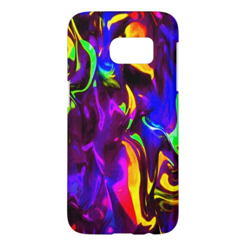 Glow Stick Rave Fire Stick Rainbow Samsung Galaxy S7 Case