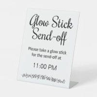 Glow Stick Send Off Newlyweds Reception Wedding