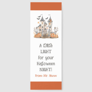 Glow Stick Tags, Little Light for Halloween Night Bookmarks