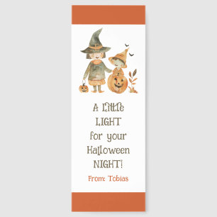 Glow Stick Tags, Little Light for Halloween Night Bookmarks