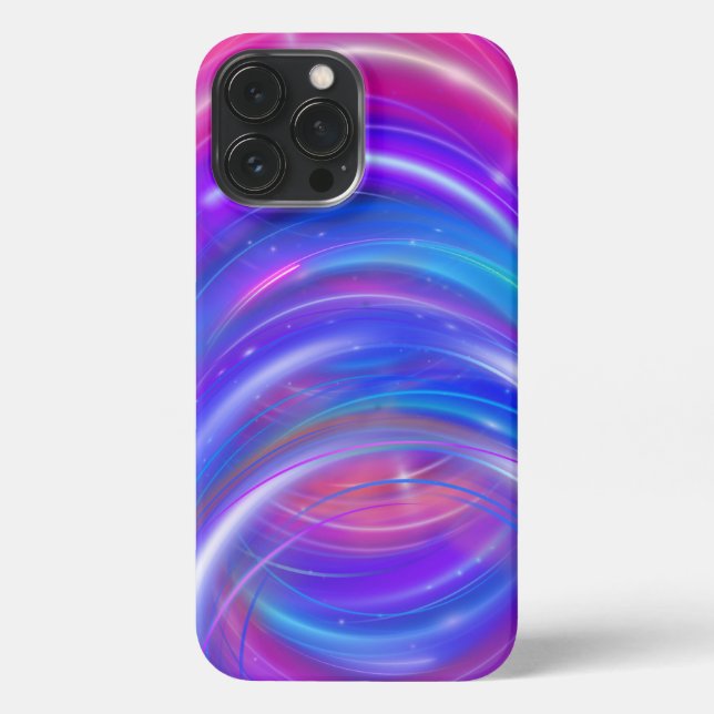 “Glow Stripes” Phone Case – Vibrant & Dynamic (Back)