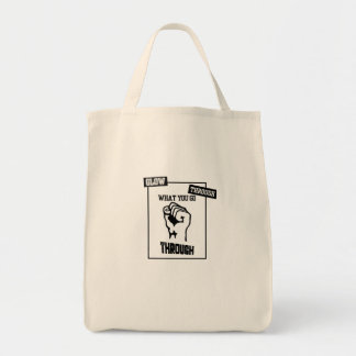 Glow Through Darkness Tote Bag