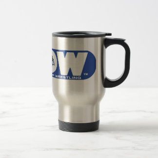 GLOW Travel Mug Blue Logo