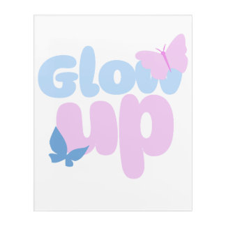 Glow Up Bold Butterfly Aesthetic Design Acrylic Print
