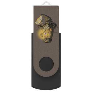 Glow USB Swivel Flash Drive