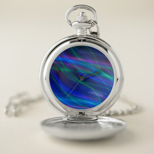 Glow wind pocket watch