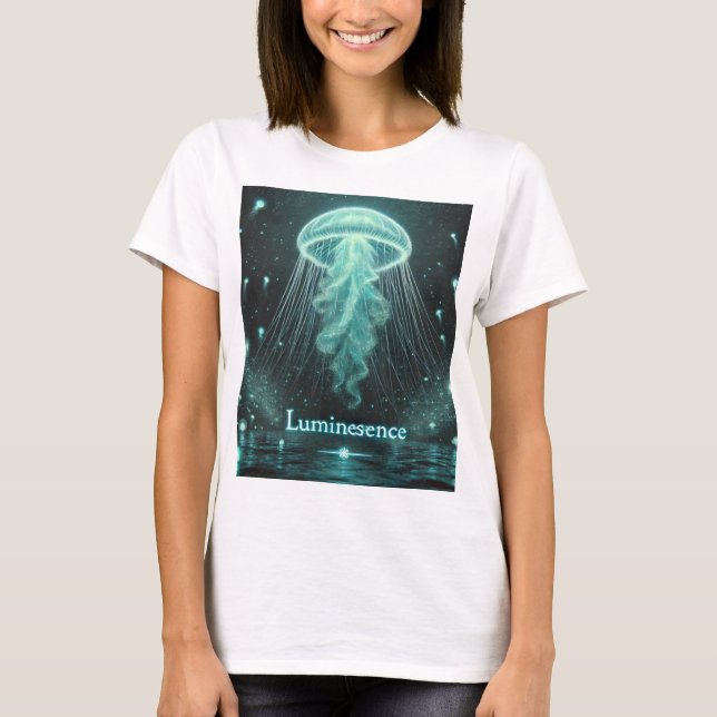 Glow with Grace – The "Luminescence" Jellyfish T-Shirt (Front)