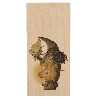 Glow Wood Flash Drive