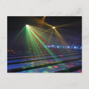 Glow Zone Bowling Postcard