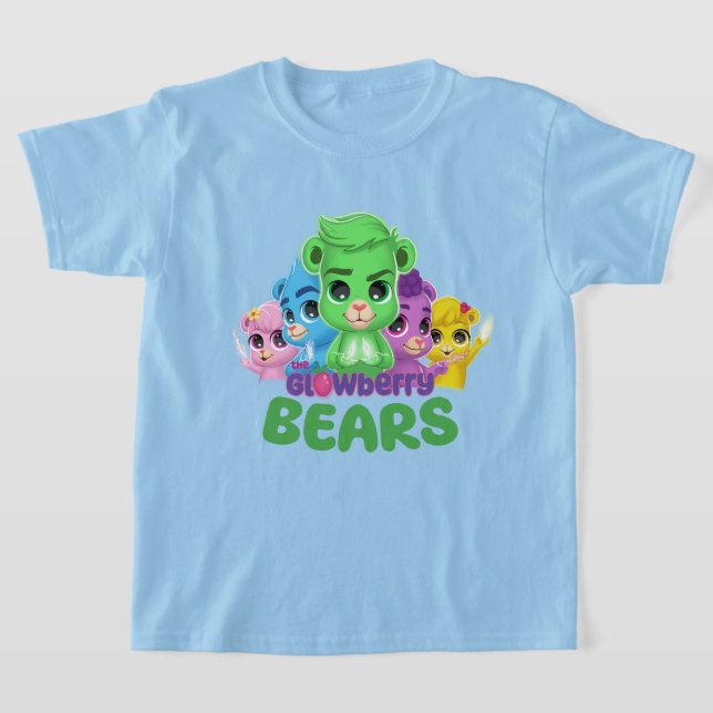 Glowberry Bears Kids T-Shirt (Laydown)