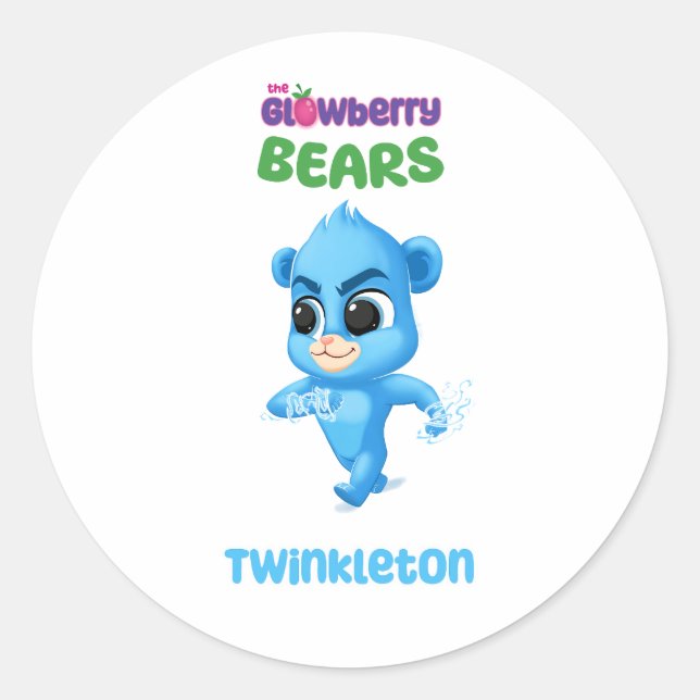 Glowberry Bears Twinkleton Sticker  (Front)