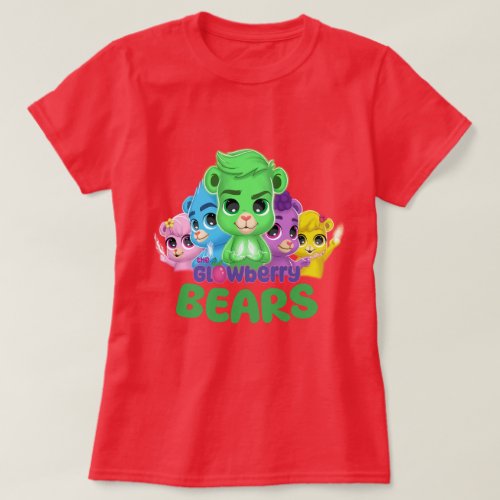 Glowberry Bears Womens T_Shirt