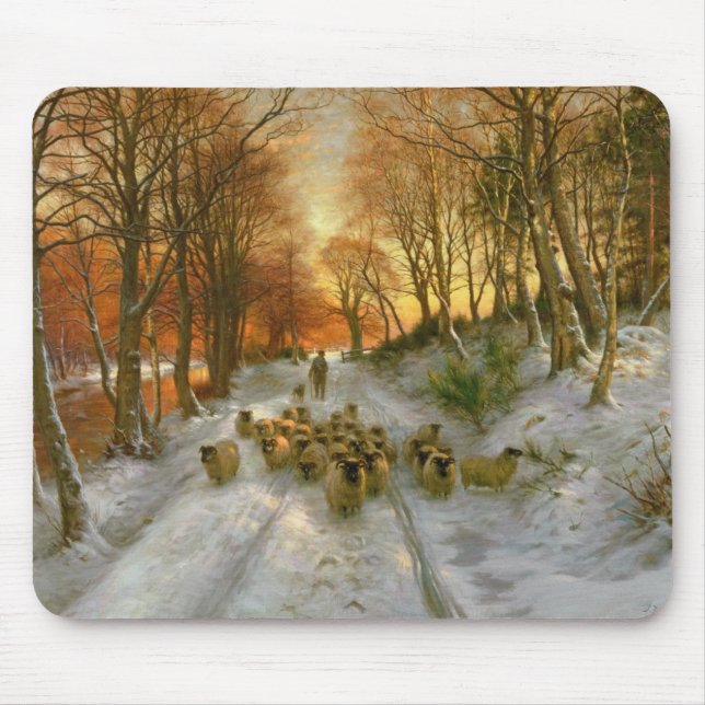 Glowed with Tints of Evening Hours Mouse Pad (Front)