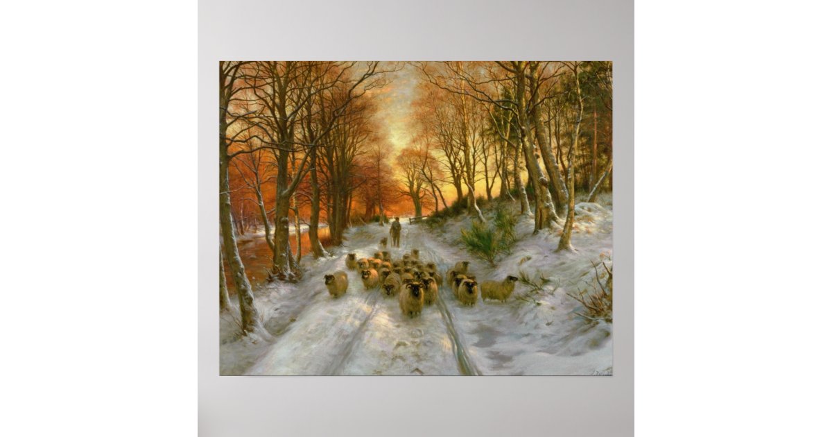 Glowed with Tints of Evening Hours Poster | Zazzle.com