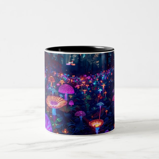 Glowfall Grove Two-Tone Coffee Mug (Center)
