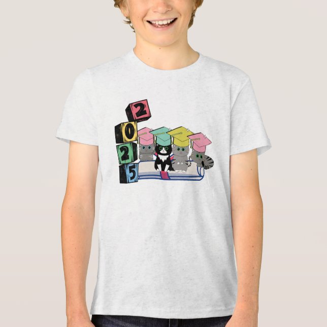 Glowin' & Growin’ – Class of 2025 Tri-Blend Shirt (Front)