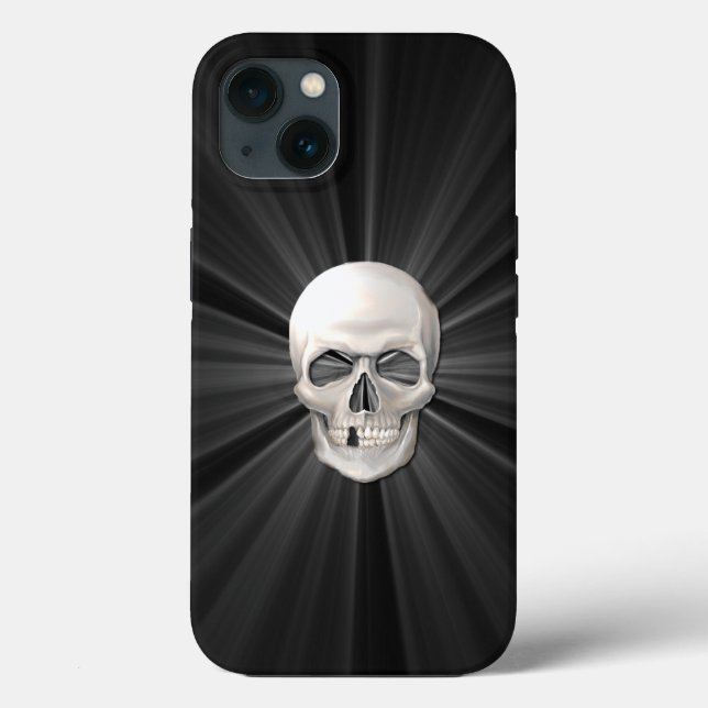 Glowing 3D Skull Case-Mate iPhone Case (Back)