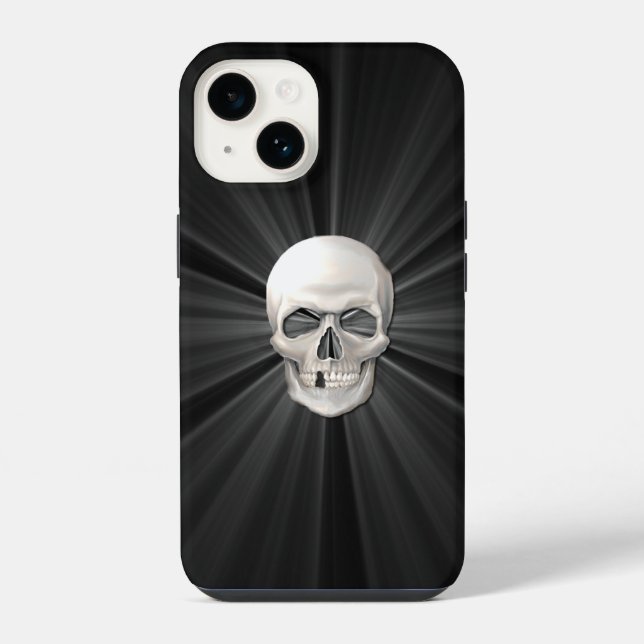 Glowing 3D Skull Iphone Case (Back)