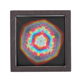 Glowing Abstract Cube Gift Box by spiritswitchboard at Zazzle