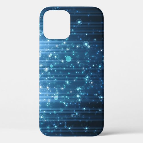 Glowing Abstract Illuminated Background Art iPhone 12 Case