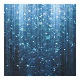 Glowing Abstract: Illuminated Background Art. Faux Canvas Print