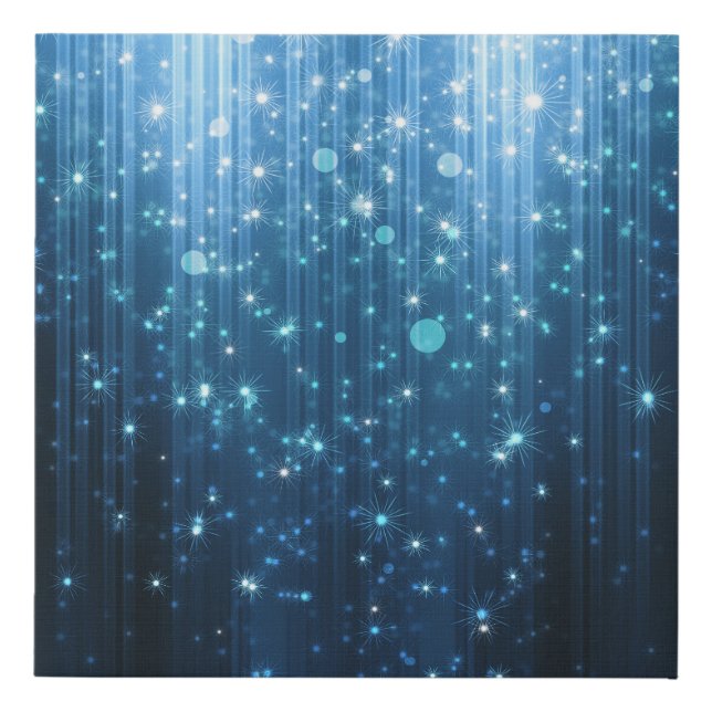 Glowing Abstract: Illuminated Background Art. Faux Canvas Print (Front)