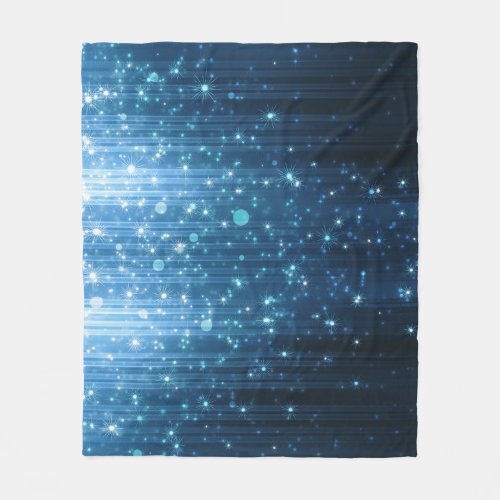 Glowing Abstract Illuminated Background Art Fleece Blanket