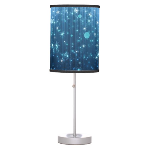 Glowing Abstract Illuminated Background Art Table Lamp