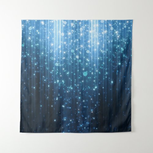 Glowing Abstract Illuminated Background Art Tapestry