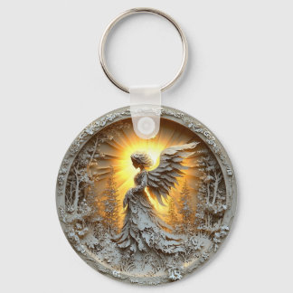 Glowing Angel Keychain
