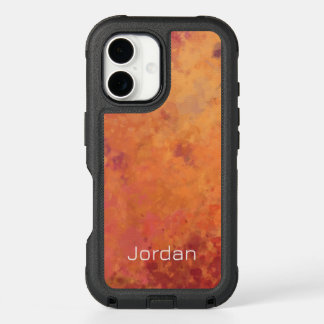 Glowing Autumn Branch Watercolor iPhone 16 Case