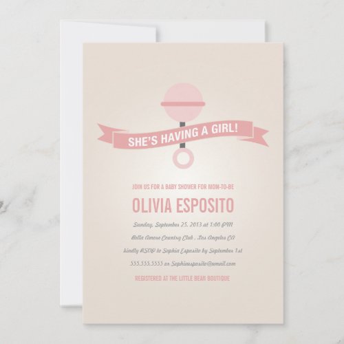 GLOWING | BABY SHOWER INVITATIONS