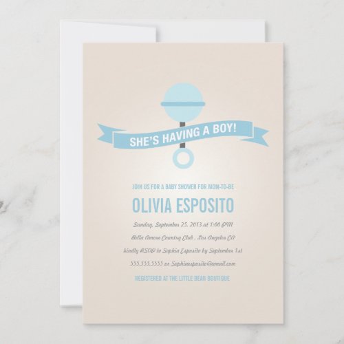 GLOWING | BABY SHOWER INVITATIONS