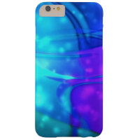 Glowing Blue Barely There iPhone 6 Plus Case