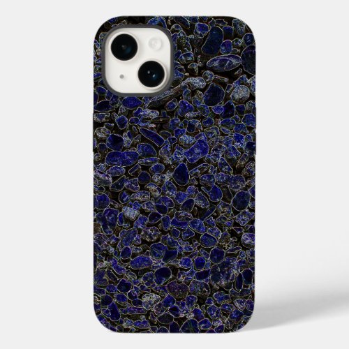 Glowing Blue Sapphire Like Stones from Outer Space Case_Mate iPhone 14 Case