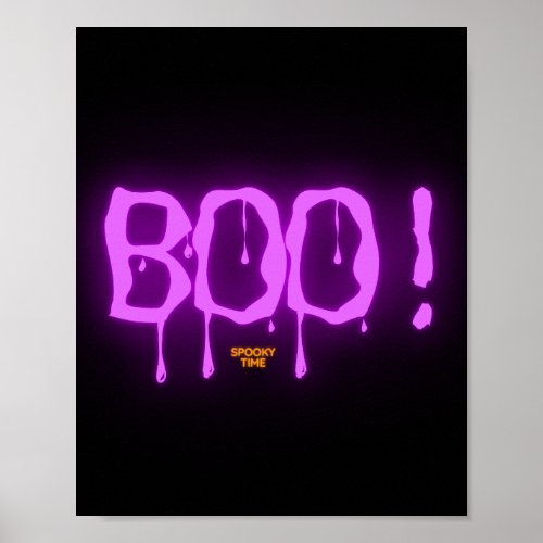 Glowing Boo Wall Art