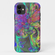 Glowing Burst of Color – Teal & Violet Deva