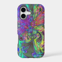 Glowing Burst of Color – Teal & Violet Deva