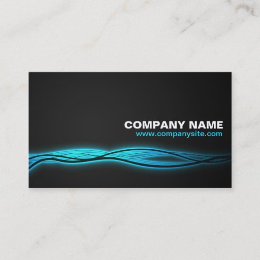 Customizable Glowing Business Cards