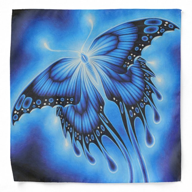 Glowing Butterfly Bandana (Front)