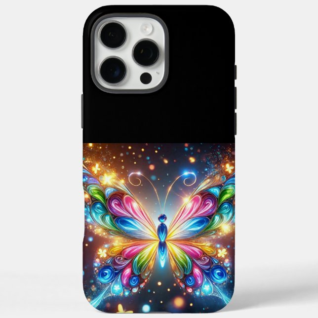 Glowing Butterfly Case-Mate iPhone Case (Back)