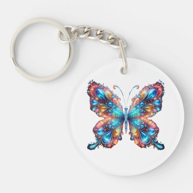 Glowing Butterfly Keychain (Front)